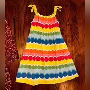 Gymboree girls sundress size 8 multicolored summer sleeveless 100% cotton